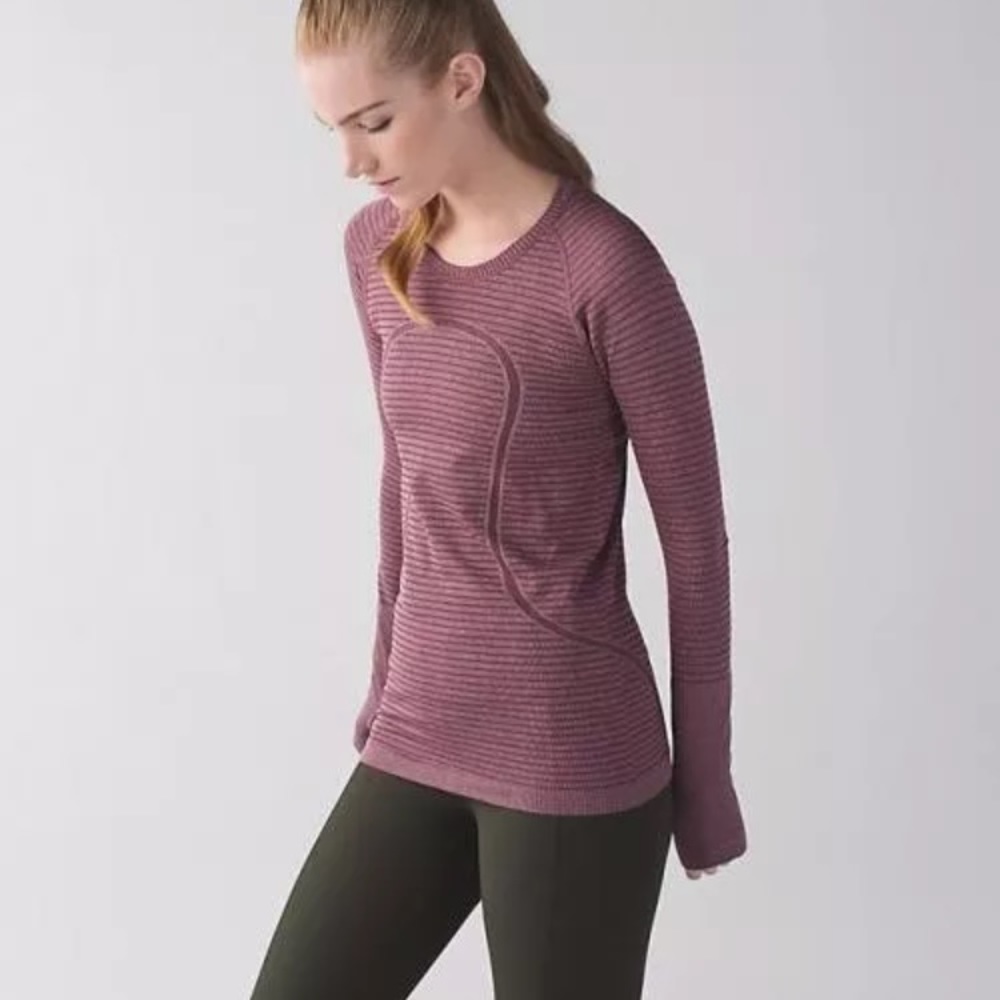 Lululemon Swiftly Tech Long Sleeve Maroon